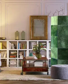 Paraván Green Puzzle Dekorhome