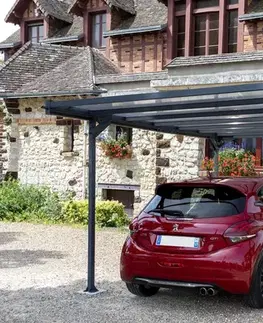 Kovový přístřešek / carport 297 x 494 cm Dekorhome