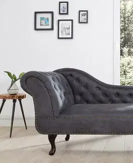 Estila Luxusní lenoška Chesterfield Antik Look