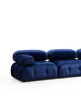 Křeslo / Jednomístná pohovka Bubble 1R - Velvet Blue