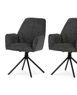Sada jídelních židlí s vratným mechanismem HC-522 GREY2, 2 ks