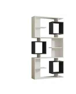 Knihovna Icardi Anthracite and White