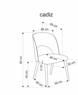 Jídelní židle CADIZ HALMAR