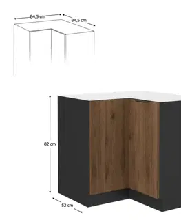 Spodní skříňka MENZO MENZO 90x90 DN 2F BB Tempo Kondela