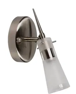 Nástěnná lampa saténový nikl nástěnná lampa Tira