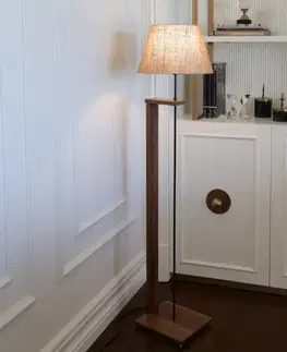 Dřevěná stojací lampa AYD-3128