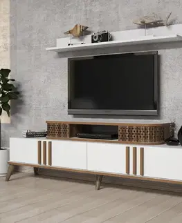 TV stěna / Sestava pod TV Eylül - White