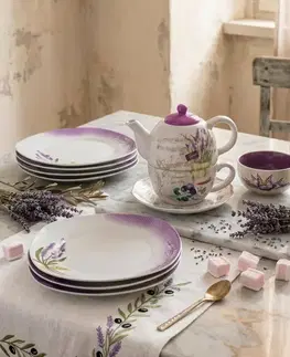 Banquet Konvička 360ml se šálkem 330ml Lavender 60ZF1124-A