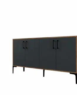 Skříňka Kieve Walnut and Anthracite