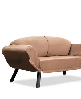 Dvoumístná rozkládací pohovka Genzo - Light Brown