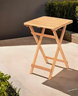 Zahradní stolek Lavia Brown, 60 cm, 60 cm