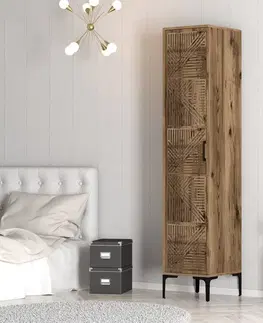 Šatní skříň Kumsal P - Walnut