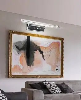 Nástěnné svítidlo 7W LED trojúhelníková trubice s vypínačem chrom FORTE