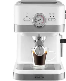 Sencor SES 1720WH espresso kávovar, bílá