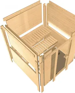 Interiérová finská sauna 195x151 cm Lanitplast