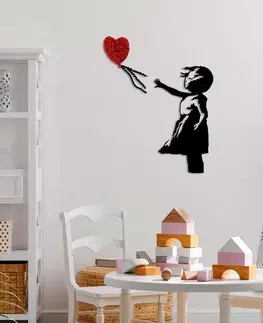 Dekorativní kovový doplněk na zeď Banksy - 13-1