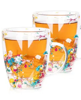 4Home Termo sklenice Floral Hot&Cool 300 ml, 2 ks