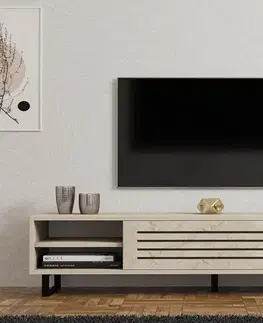 TV stolek Safir - Travertine