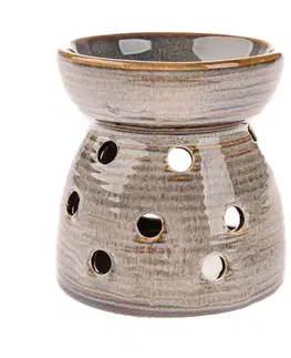 Keramická aromalampa Diya, šedá