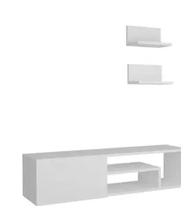 TV stěna / Sestava pod TV Zeplin - White