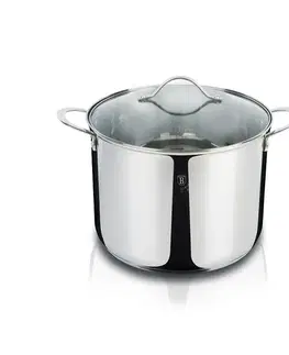 BERLINGER HAUS - Hrnec nerez a skleněná poklice 24cm 7,5l