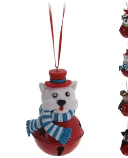 PROHOME - Figurka vánoční 8 cm závěsná různé druhy