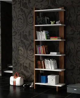 Knihovna Order White Walnut