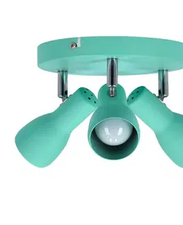 Stropní lampa mátová nastavitelná stropní lampa Picardo
