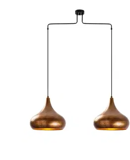 Závěsný lustr Muba - 11551, měděná