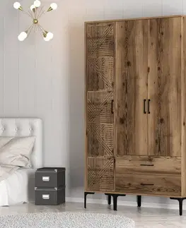 Šatní skříň Kumsal PT - Walnut