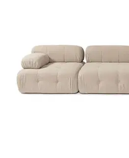 Rohová sedací souprava Doblo 3 Seater with Pouffe ( L1-O1-1R-Pouffe) - Peach