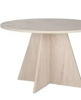Jídelní stůl ORIGAMI Travertine, 