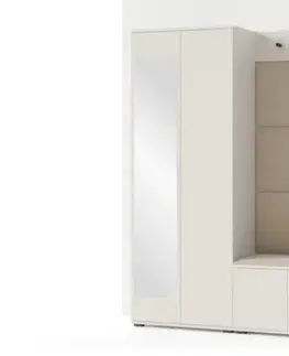 ArtPK Předsíň BIANCO 3 | cashmere se zrcadlem Barva: Trinity 15