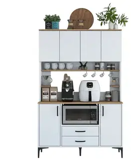 Skříň Jedy Walnut and White