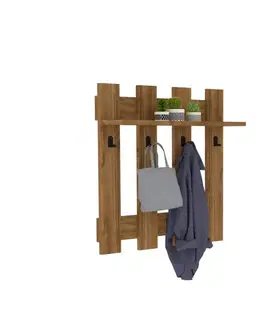 Nástěnný věšák Carina Walnut