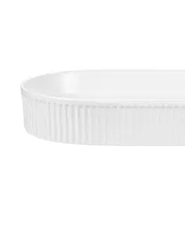 Elvisia Keramické umyvadlo BEYOND 5 E-6564 | bílý lesk 48 x 32,5 cm