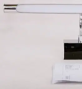 Chromová LED 5W koupelnová nástěnná lampa nad zrcadlem Linea