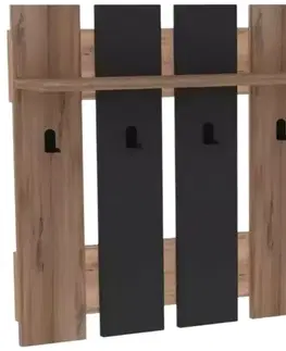 Nástěnný věšák Mita Walnut