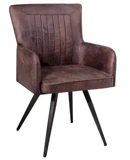 Estila Stylová židle Roadster hnědá