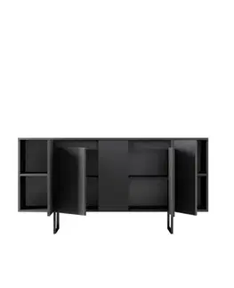 Konzolový stolek Luxe - Anthracite, Black