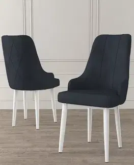Sada židlí (2 kusy) Trex - Anthracite, White