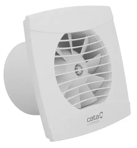 CATA UC-10 T koupelnový ventilátor axiální s časovačem, 8W, potrubí 100, bílá 01200100