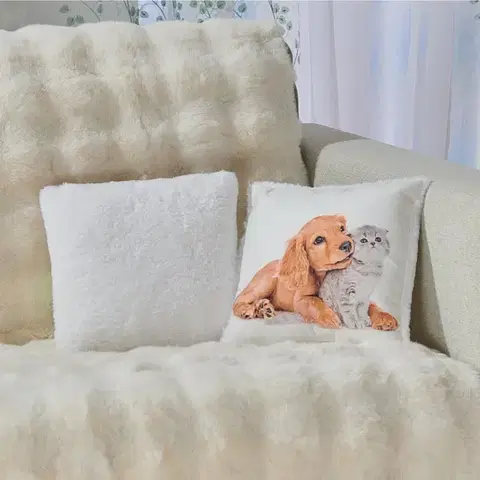 Polštářek Pes+kočka