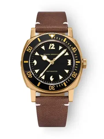 Nivada Grenchen Depthmaster Bronze - Brown Racing Strap