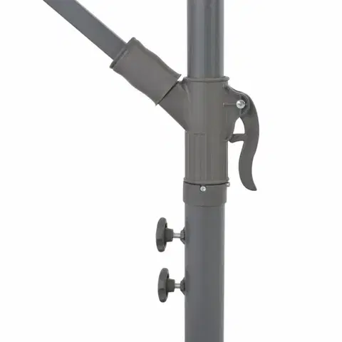 Konzolový slunečník s LED světly Ø 300 cm