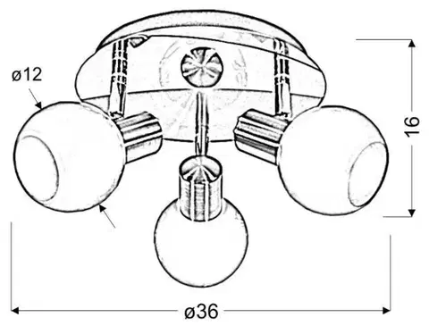 Stropní lampa Avila stropní lampa e14 saténová