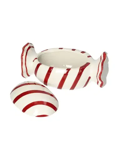 Nádoba Swirly red