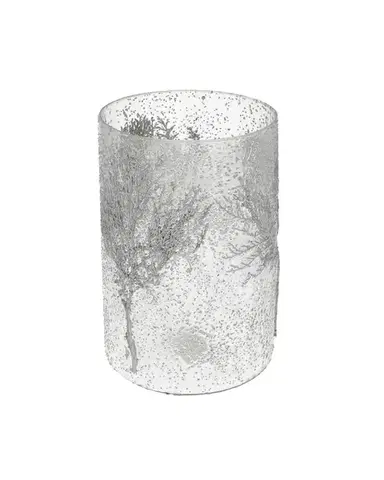 Svícen Twig I ⌀15cm silver