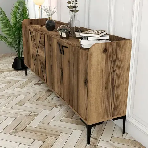 Skříňka Venedik Walnut
