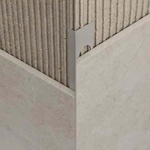 SIKO Ochranná lišta pro kamenický roh "Y" Eviso stone mocca mat, hliník komaxit, délka 270 cm, výška hrany 10 mm, AYMO0410 AYMO0410